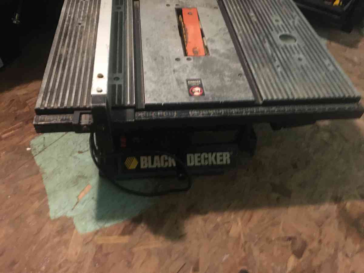 Black And Decker Table Saw - Georgetown, Kentucky