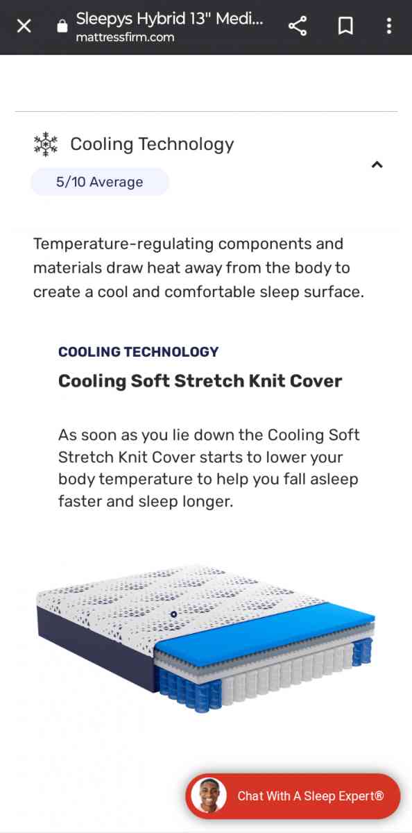 Brand new King size mattres sleepys medium hibryd - Tampa, Florida - FleaMarketBay