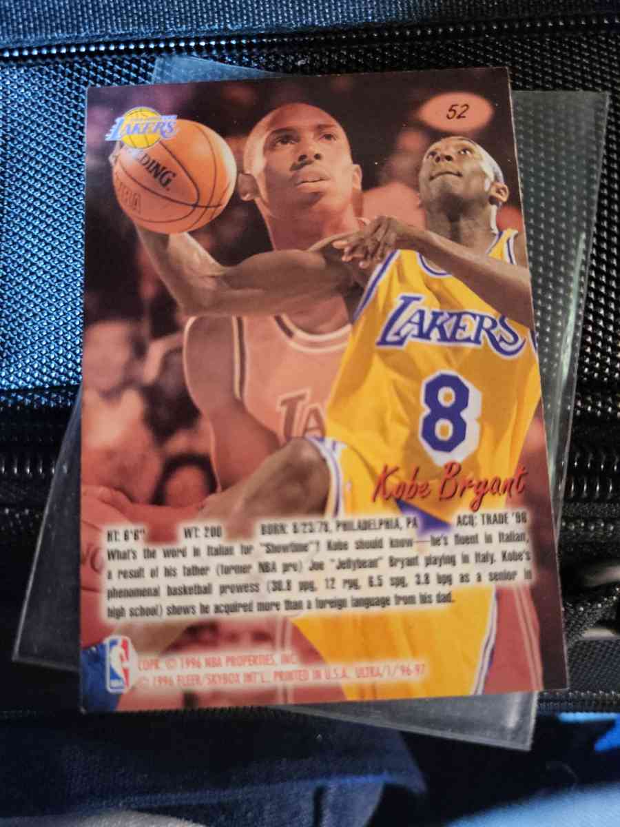kobe bryant rookie card - Salt Lake City, Utah