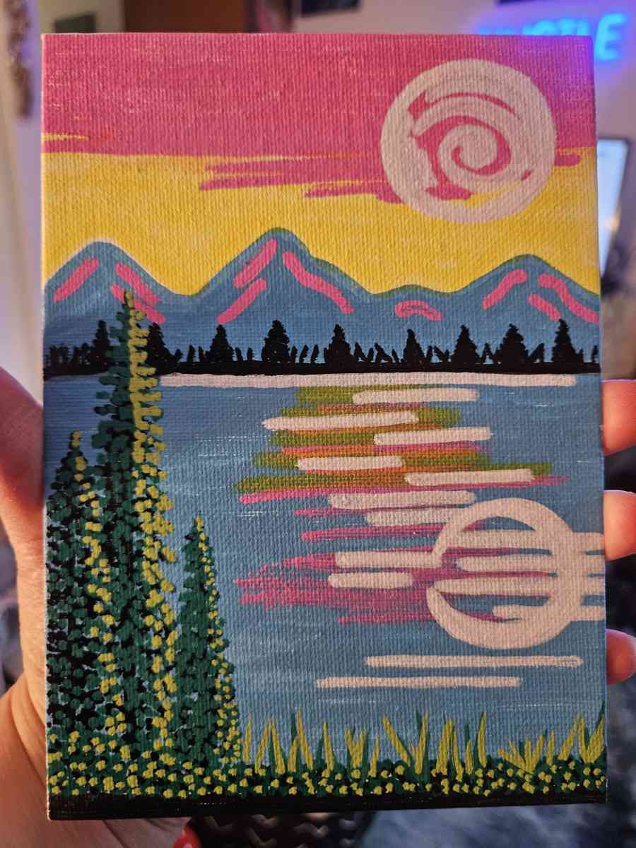 Hand Painted Acrylic Canvases - Eugene, Oregon - FleaMarketBay