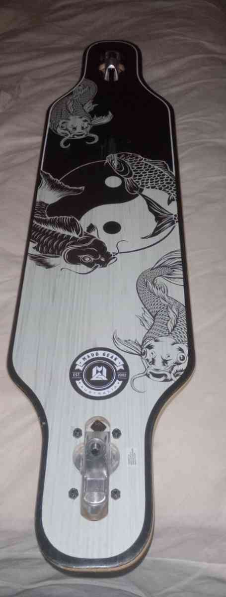 yin and yang longboard