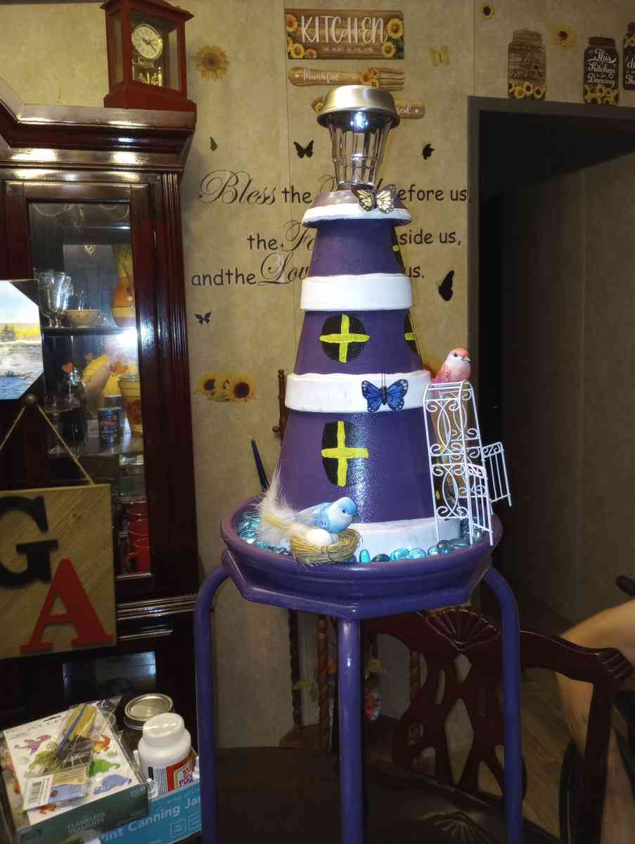 homemade lighthouse - Commerce, Georgia - FleaMarketBay