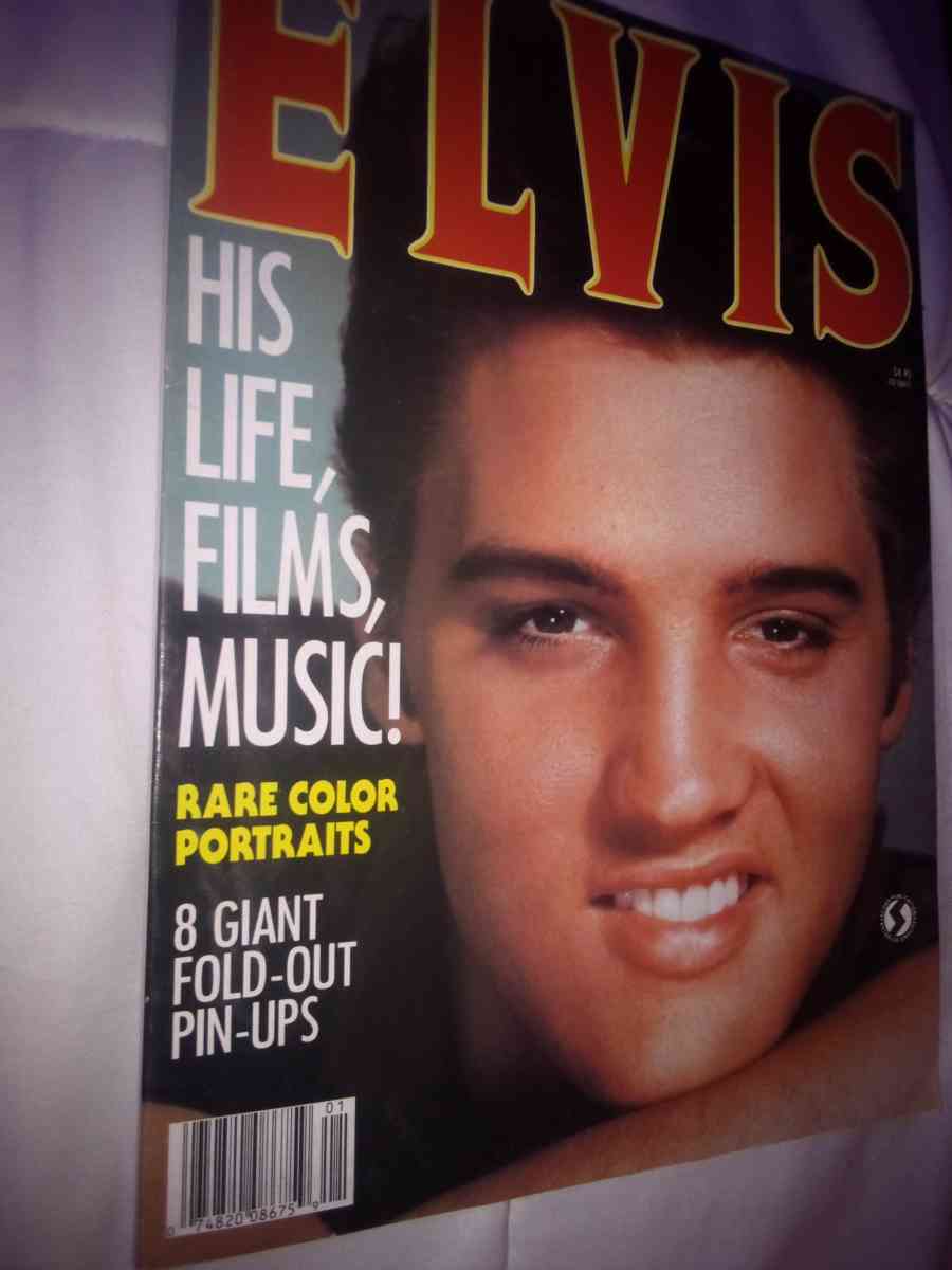 1987 ELVIS PRESLEY MAGAZINE HIS LIFE FILMS AND MUSIC - Wichita, Kansas - FleaMarketBay