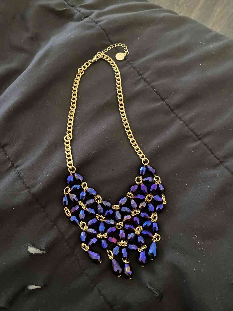 a gold and Amethyst necklace - La Porte, Texas