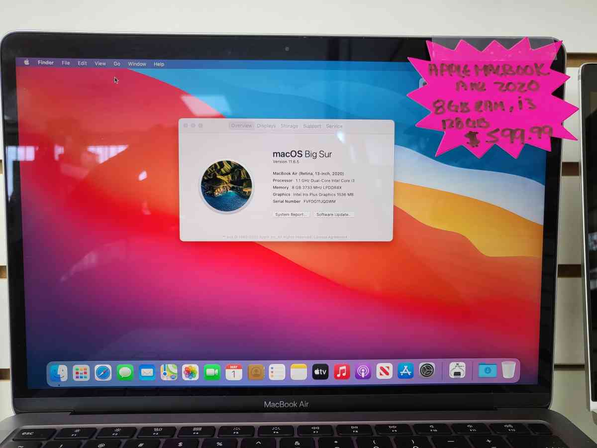 apple MacBook air retina 13in 2020 - Houston, Texas - FleaMarketBay