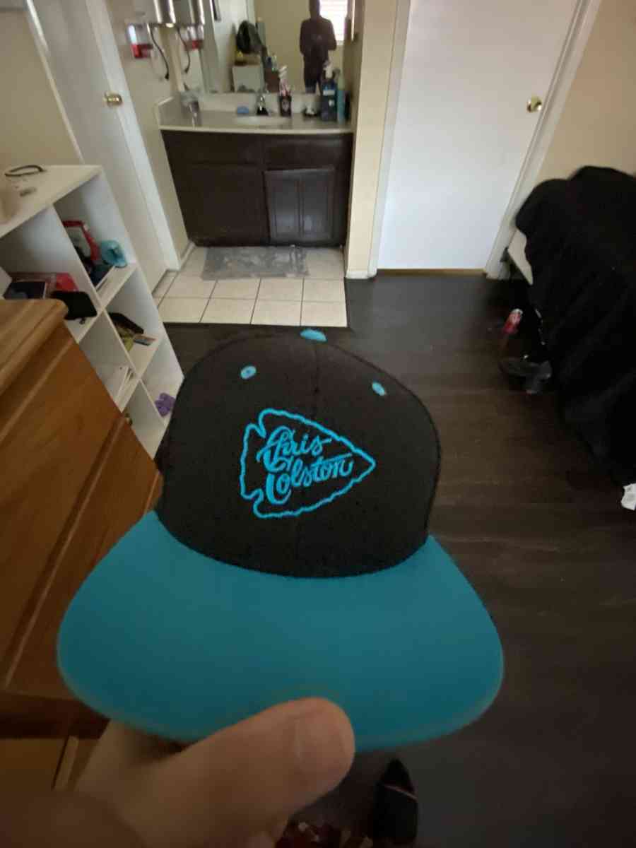 a blue and black hat - La Porte, Texas