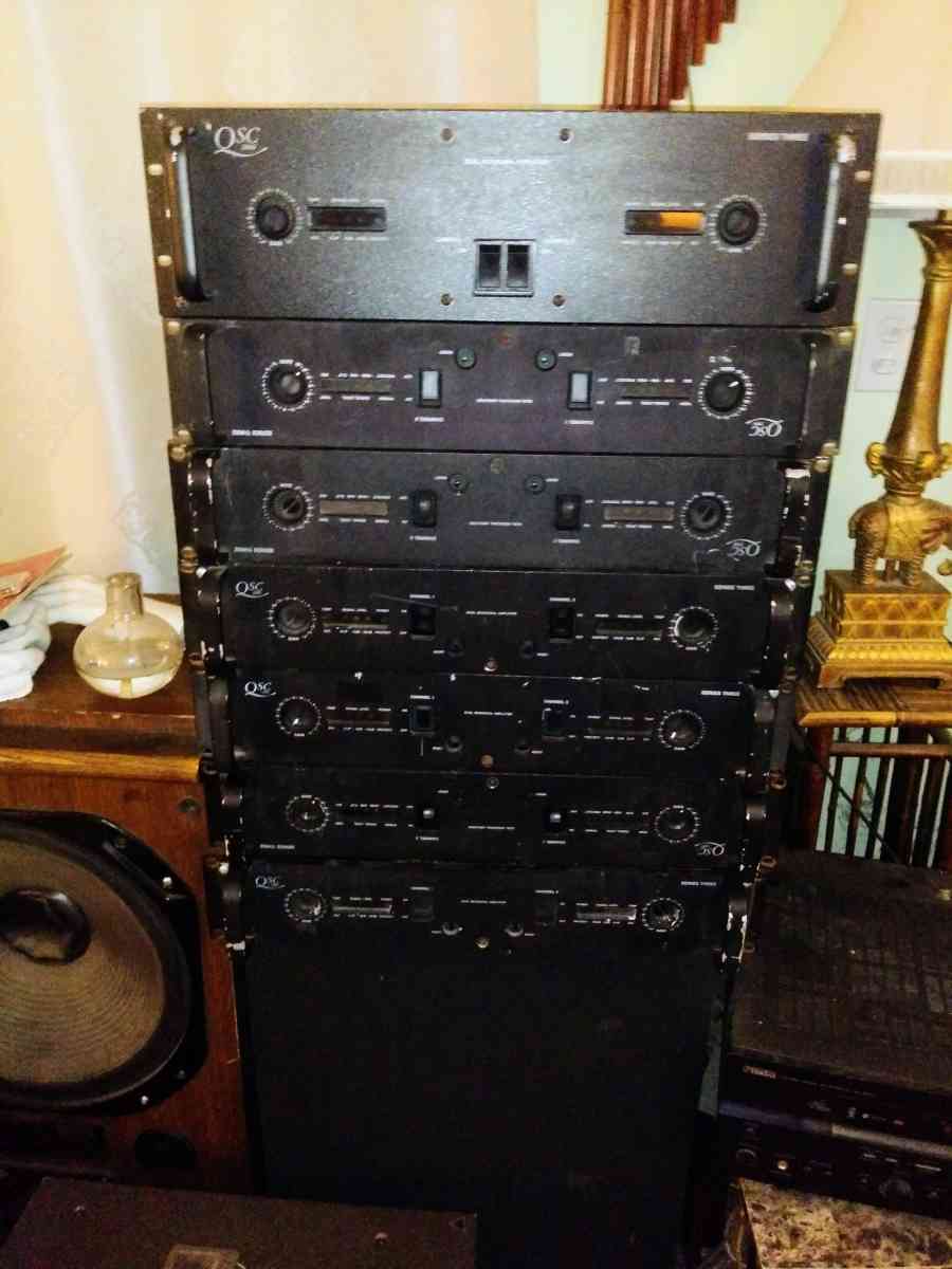 QSC Series 3 professional amplifiers 100 each - Los Angeles, California