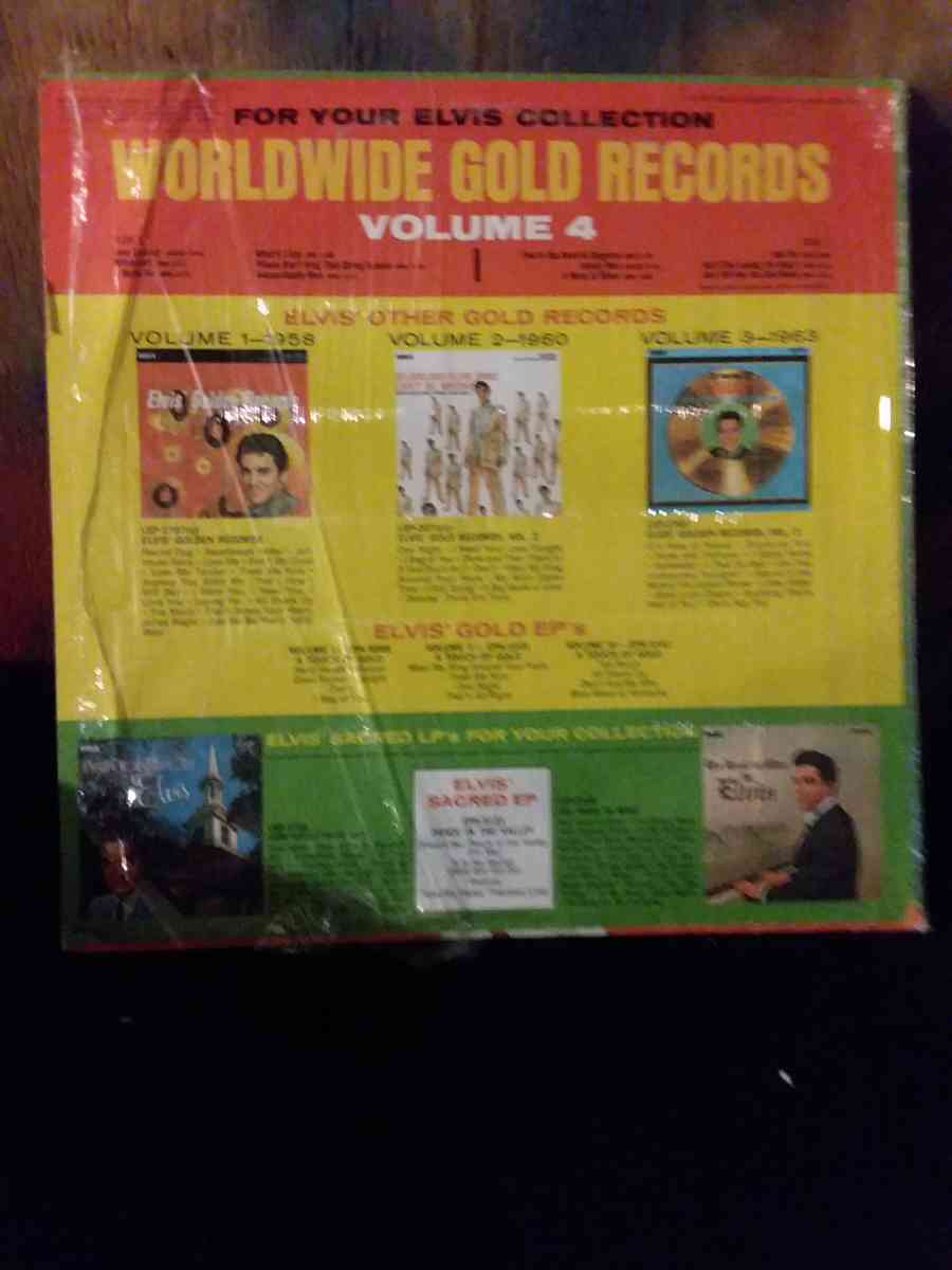 Elvis gold records Volume four vinyl record - Indianapolis, Indiana - FleaMarketBay