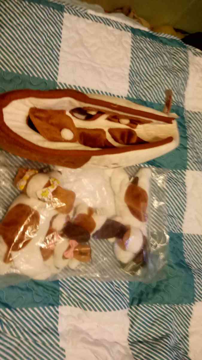 Bassett bean hounds set in plastic an carrying case - Salisbury, North Carolina - FleaMarketBay
