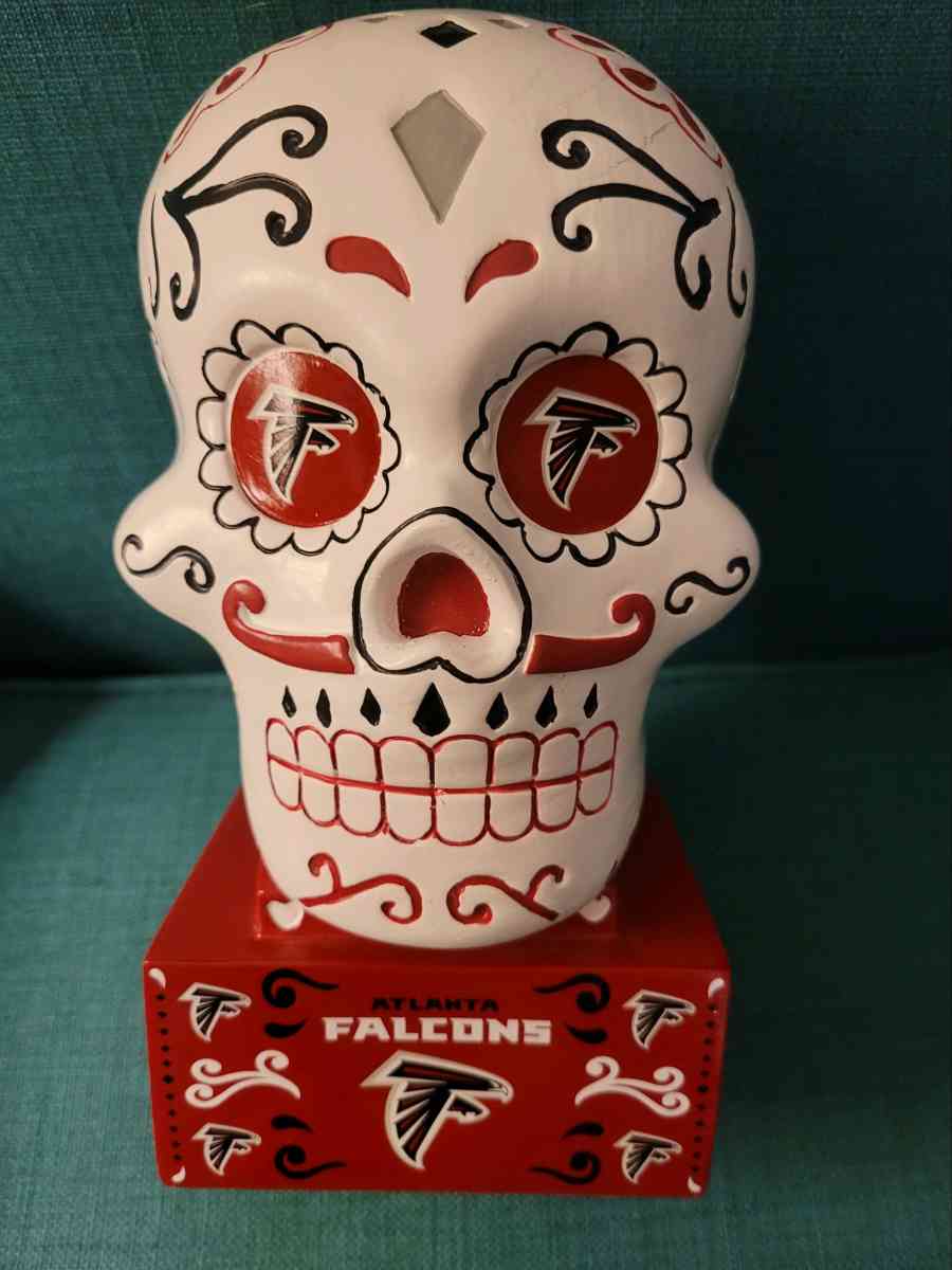Atlanta Falcons NFL Sugar Skull Statue - Harriman, Tennessee