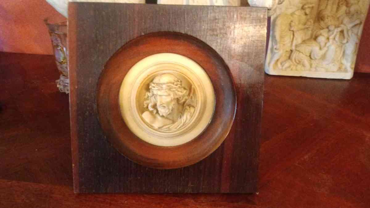 small sculpture of Jesus - Los Alamos, California