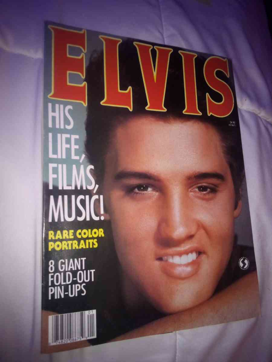 1987 ELVIS PRESLEY MAGAZINE HIS LIFE FILMS AND MUSIC - Wichita, Kansas - FleaMarketBay