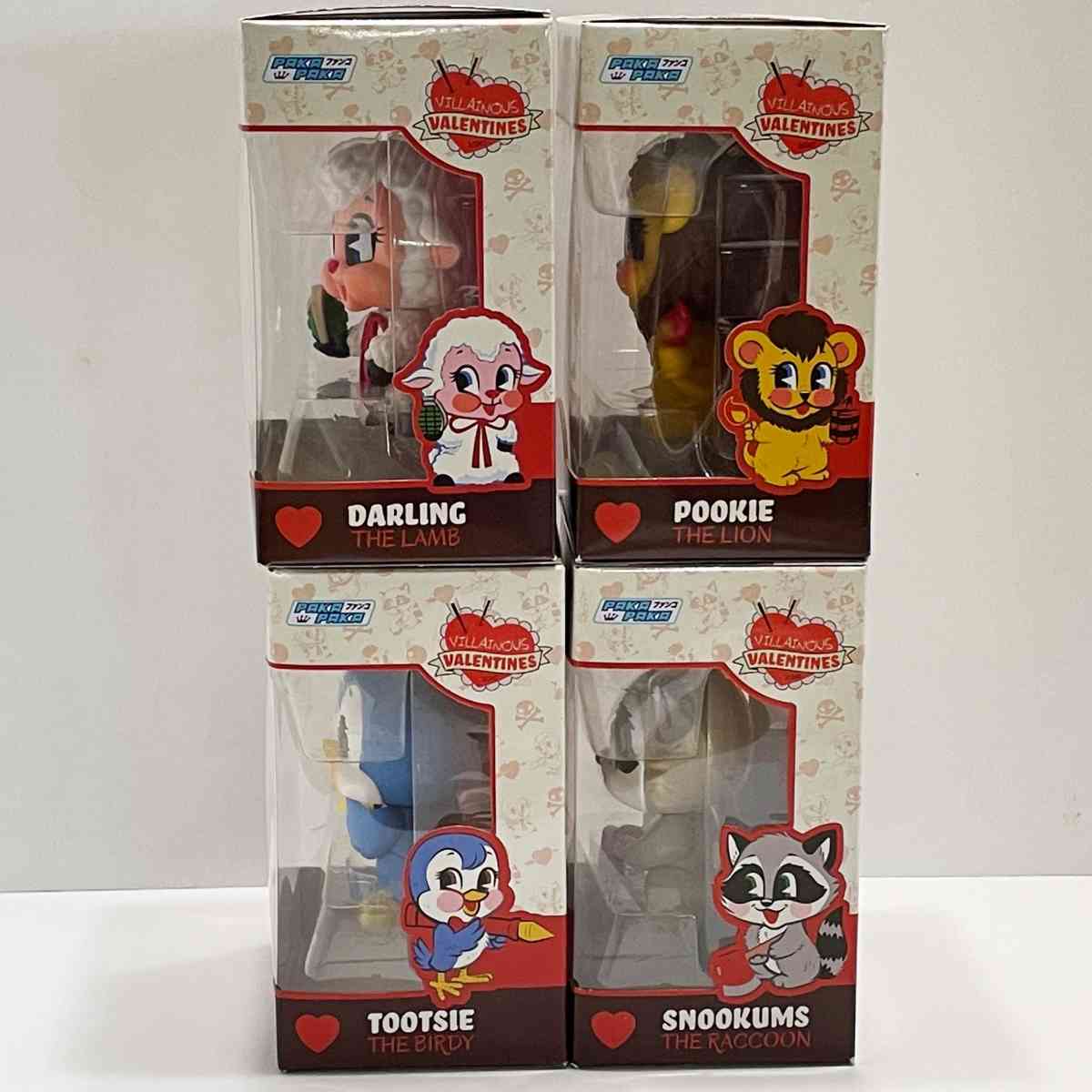 4pc Set Paka Paka Villainous Valentines Funko Pops NIB - Fontana, California - FleaMarketBay