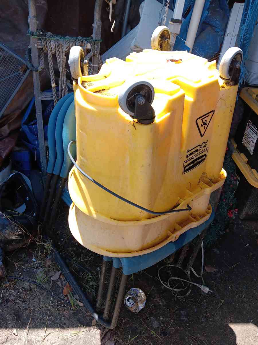mop bucket and chairs - Los Angeles, California