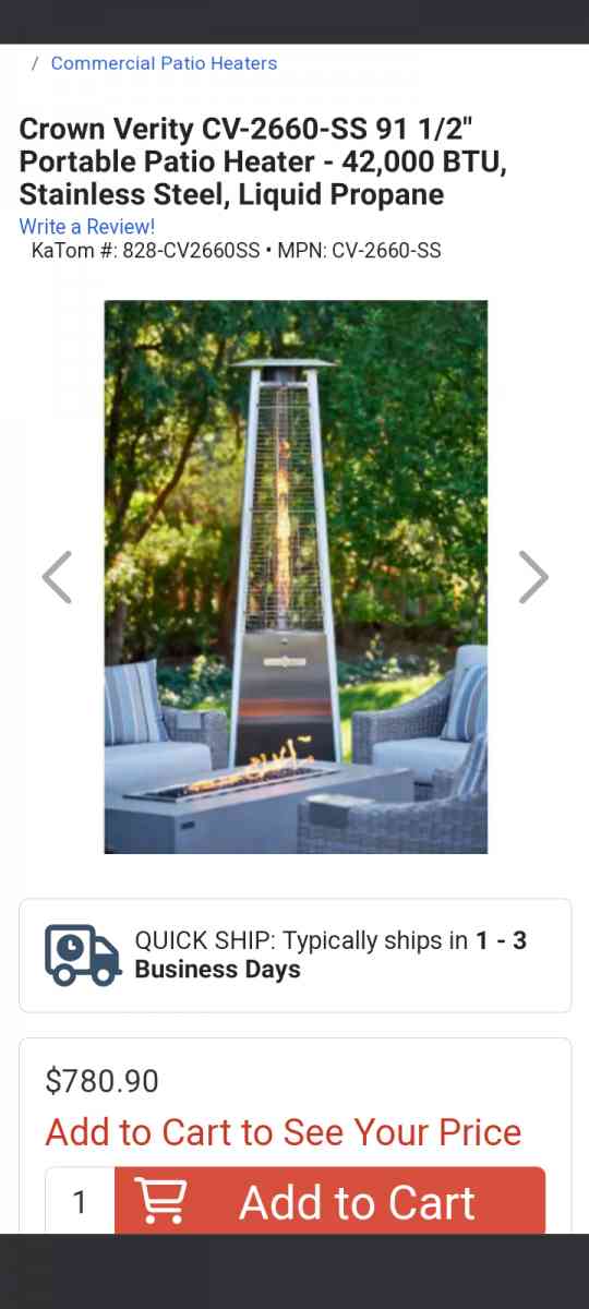 outdoor heater - Lake Lure, North Carolina - FleaMarketBay