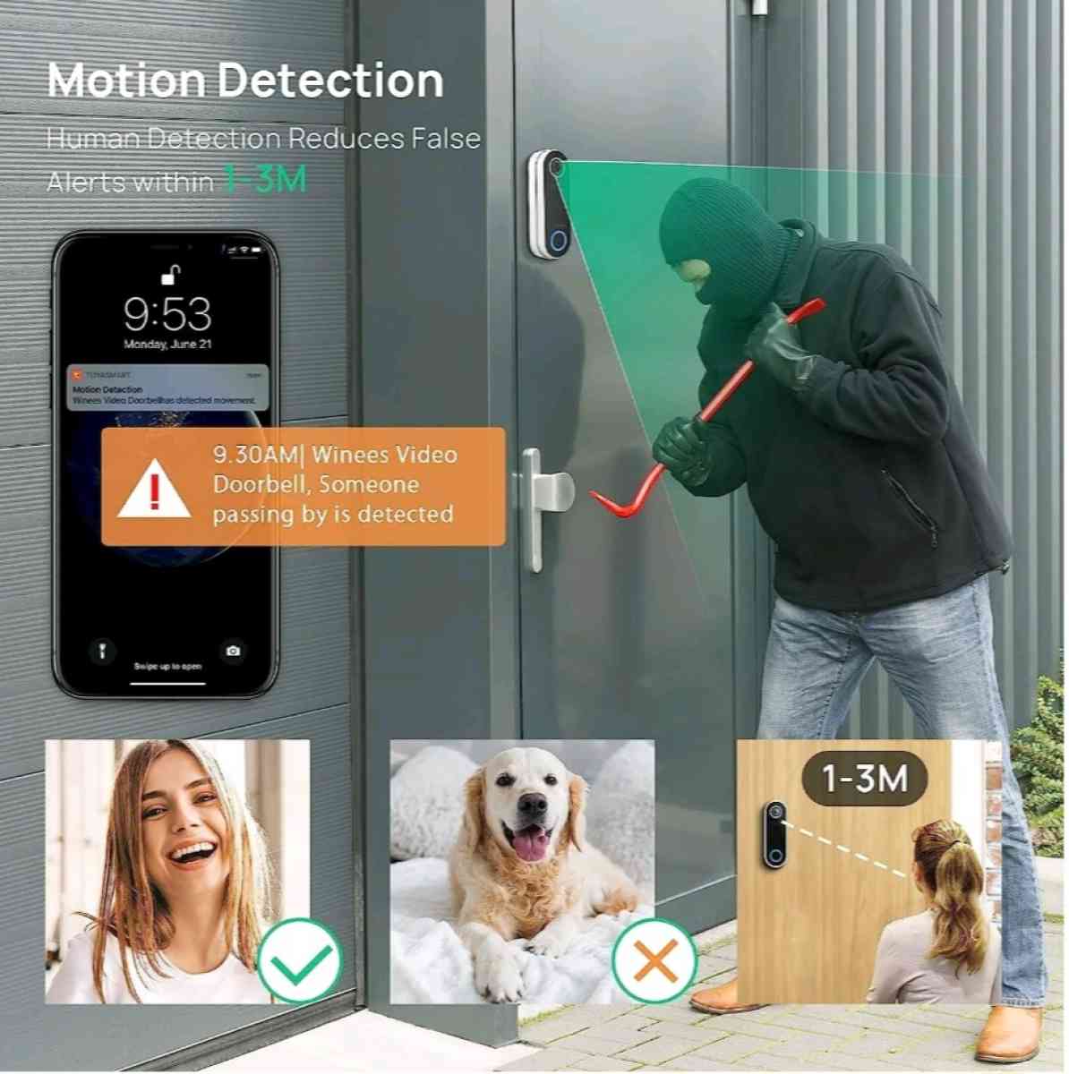 Winess smart wifi video doorbel - Corning, California - FleaMarketBay