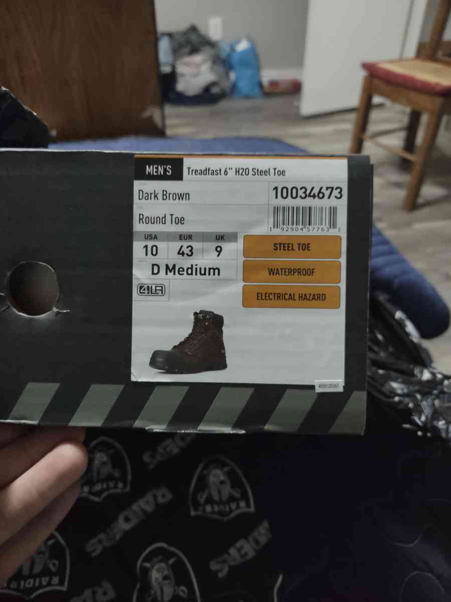 Ariat steel toe and waterproof  boots
