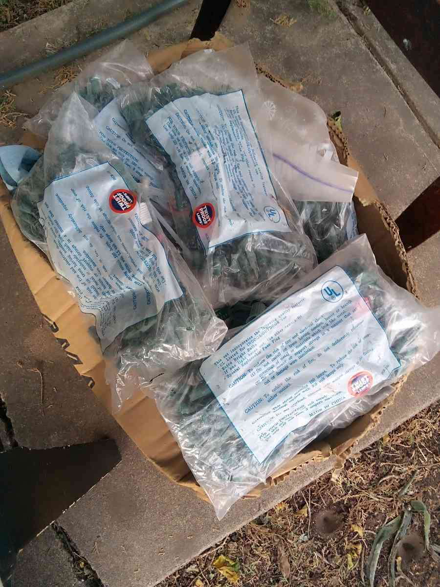 Christmas lights 20 pks 6 a piece still in plastic new - Abilene, Texas - FleaMarketBay