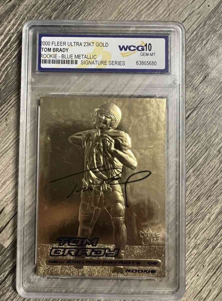 Tom Brady number 0650 fleer 2000 - Dedham, Massachusetts