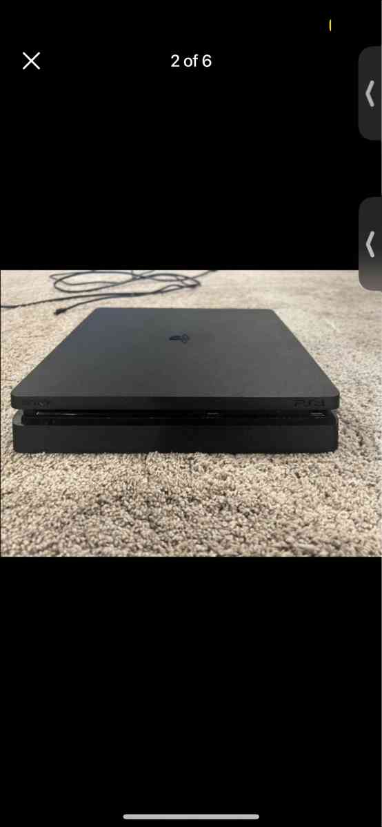 PlayStation 4 Slim 500 GB with blue controller and 5 games - Hurst, Texas - FleaMarketBay