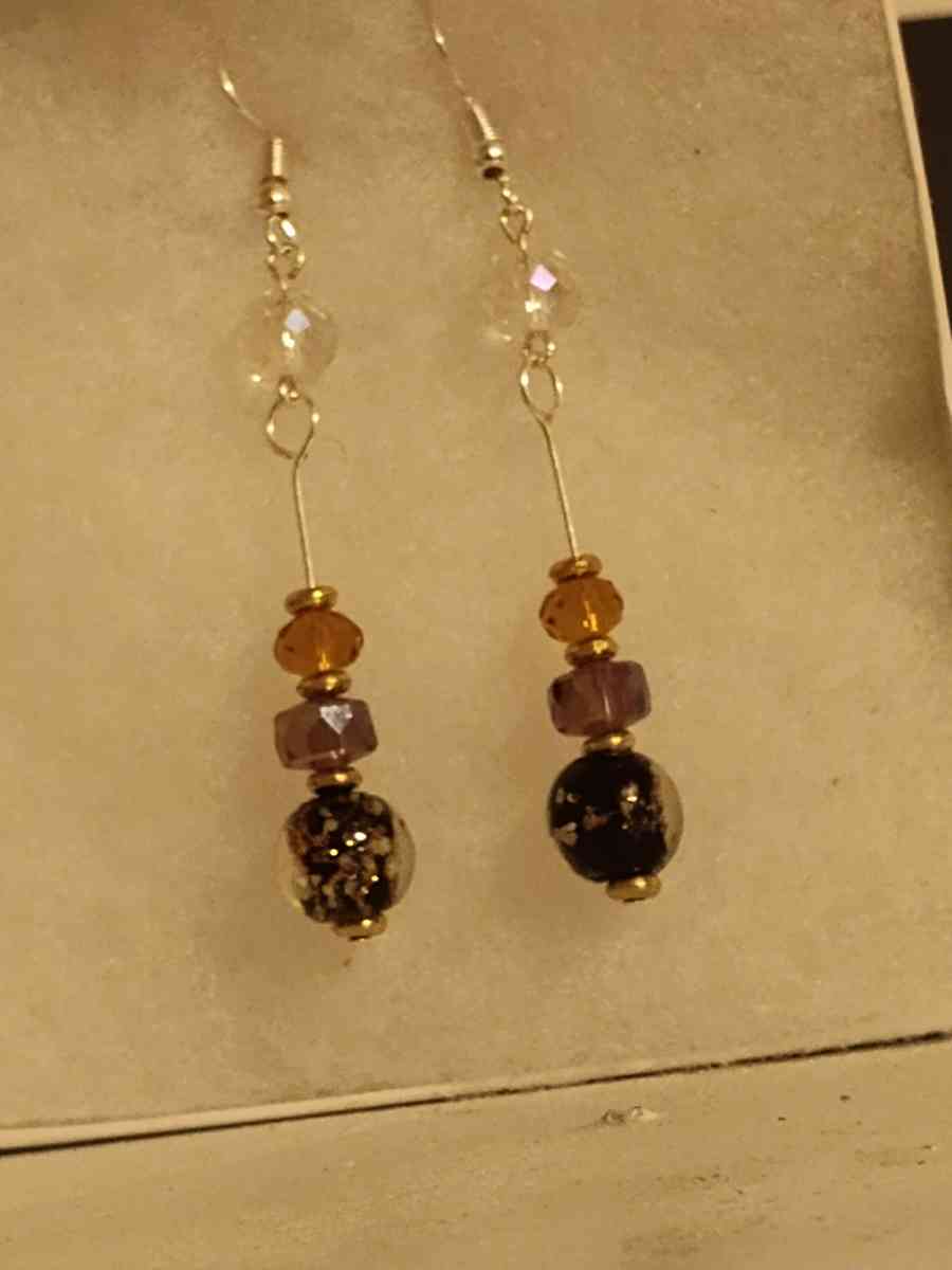 glass bead earrings - Glenpool, Oklahoma - FleaMarketBay