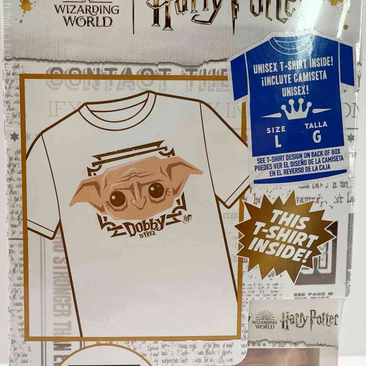 Dobby Is Free House Elf TShirt Kids Large NIB - Fontana, California - FleaMarketBay
