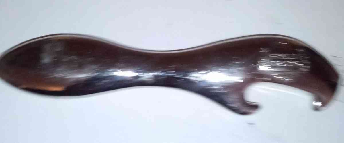 brass candle holder from Shinto shrine - Ames, Iowa - FleaMarketBay