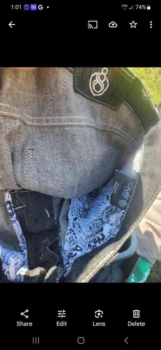 8 ball leather jacket n 8 ball shirt n pants - Honea Path, South Carolina - FleaMarketBay