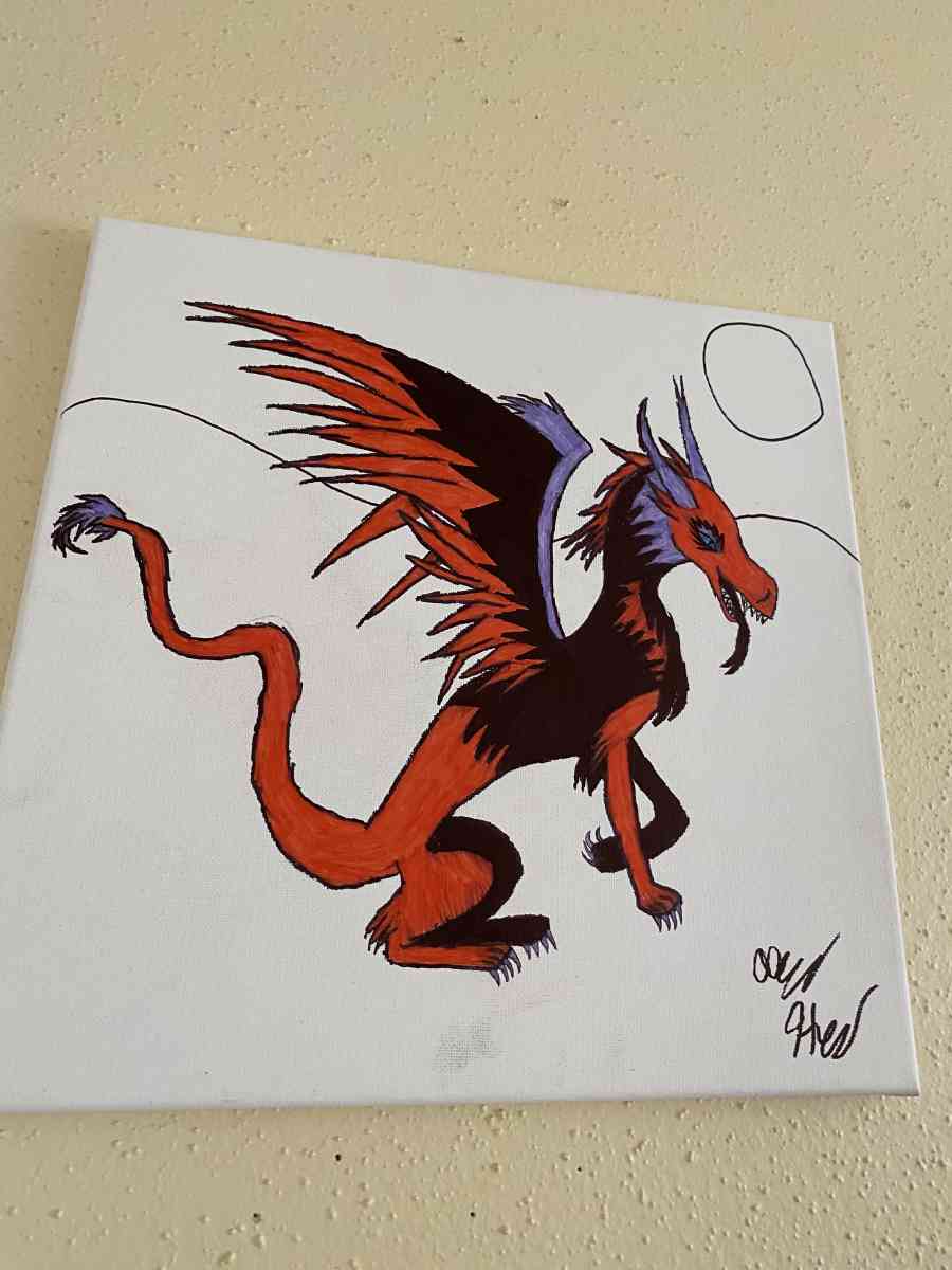 dragon wolf fox picture - La Porte, Texas