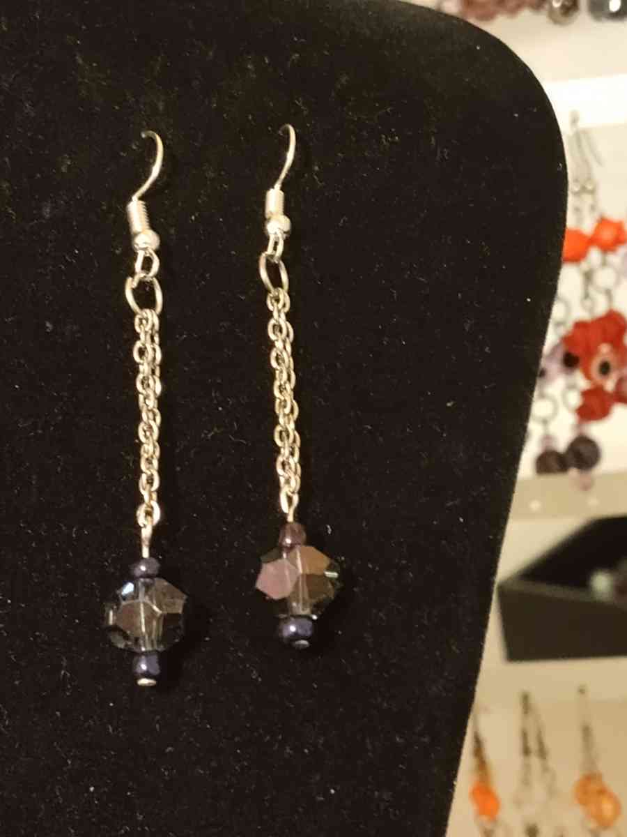 hand made glass earrings - Glenpool, Oklahoma - FleaMarketBay