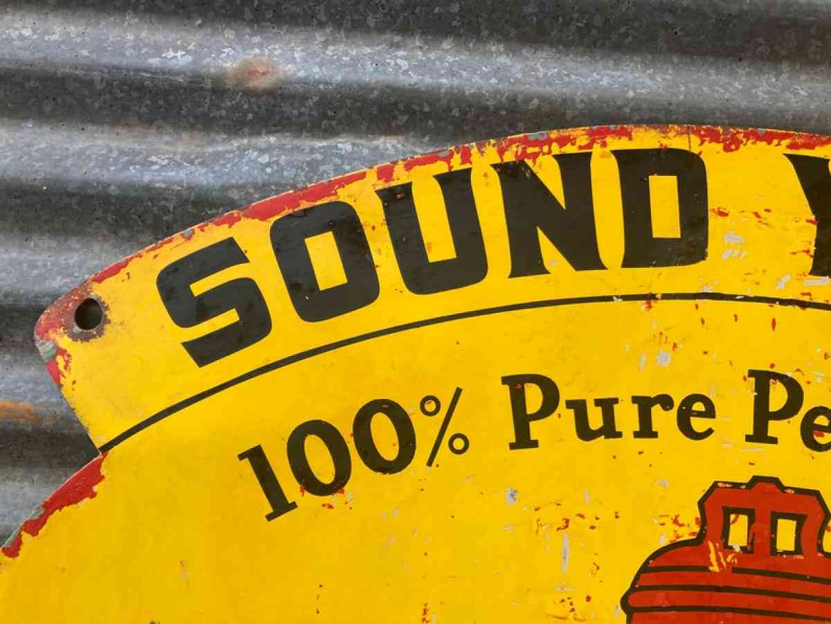 very collectable vintage Pennzoil sign - Bean Station, Tennessee - FleaMarketBay