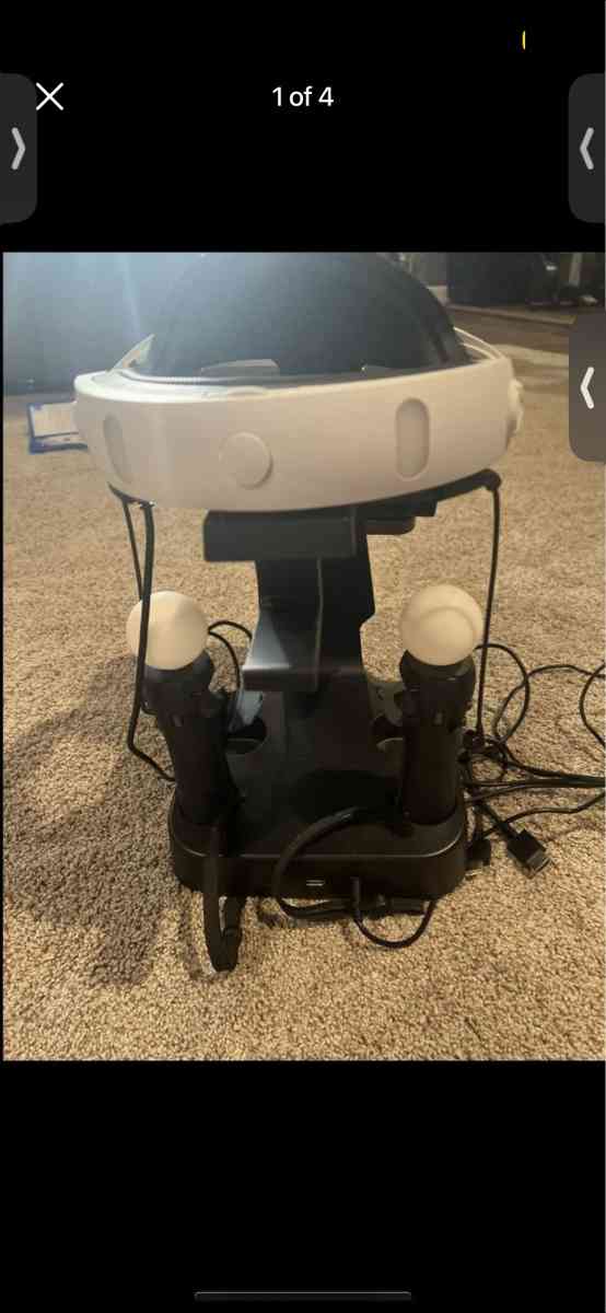 PSVR with mount and 2 games - Hurst, Texas - FleaMarketBay