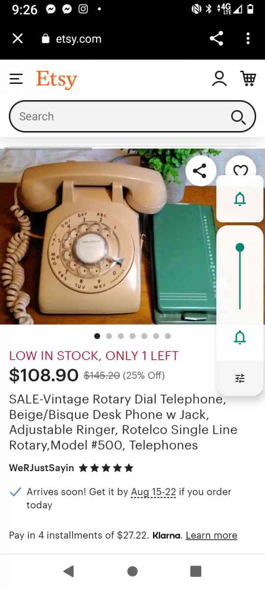 vintage rotary phone - Houston, Texas - FleaMarketBay