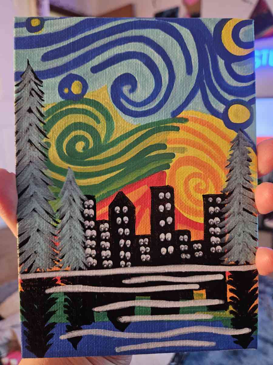 Hand Painted Acrylic Canvases