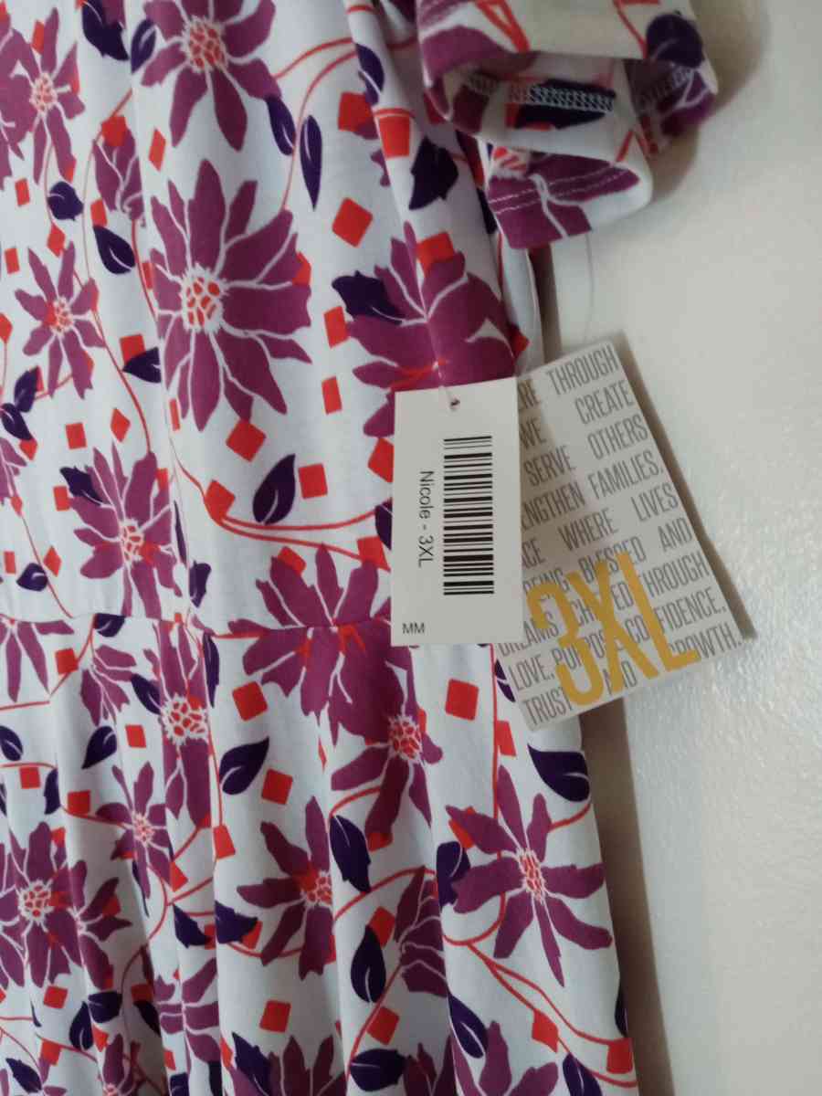 NWTLuLaRoe 3XL Nicole 22 Fits size 26 to 28 Retails for  48 - Hemet, California - FleaMarketBay
