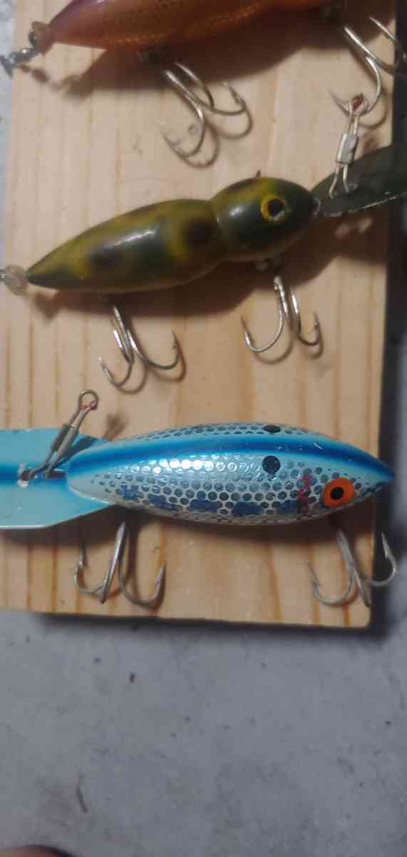 my collection of lures aluminum and wood - Ionia, Michigan