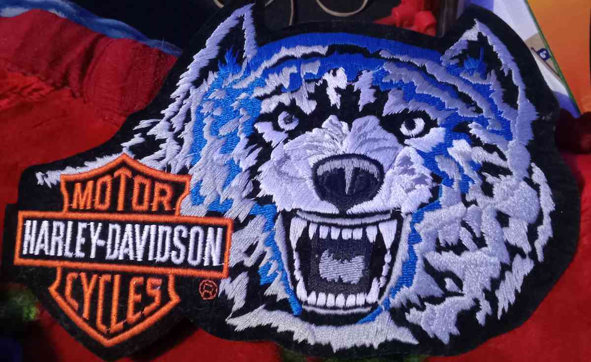 Lone Wolf Harley Davidson patch - Long Beach, Mississippi - FleaMarketBay