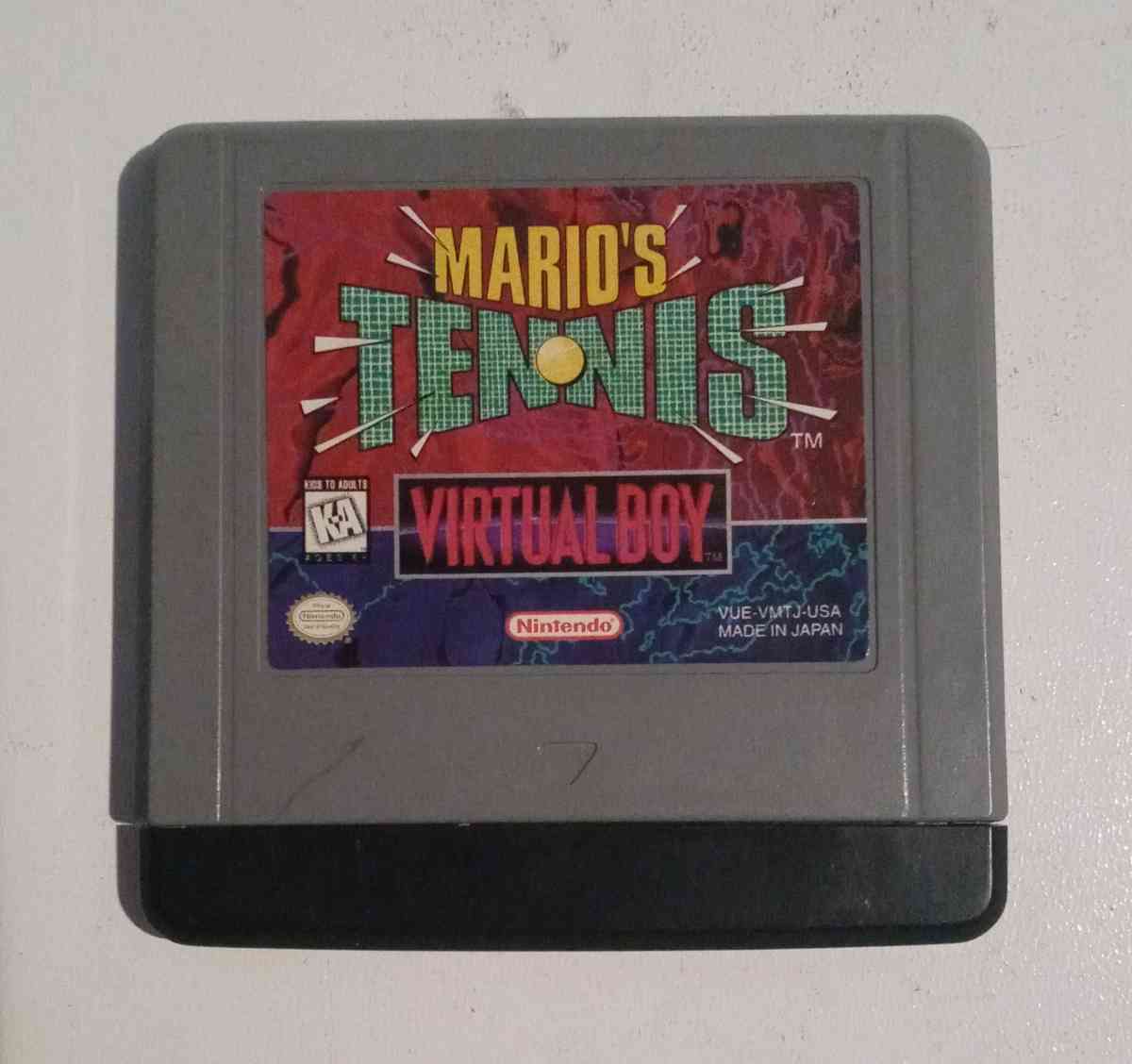 Marios Tennis Virtual Boy Nintendo - Winterset, Iowa