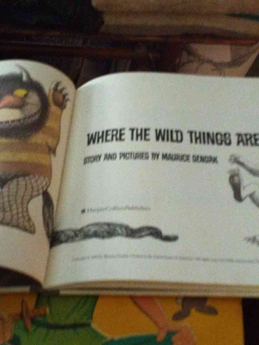 where the wild things are by Maurice sendak 1963 - Green Forest, Arkansas - FleaMarketBay