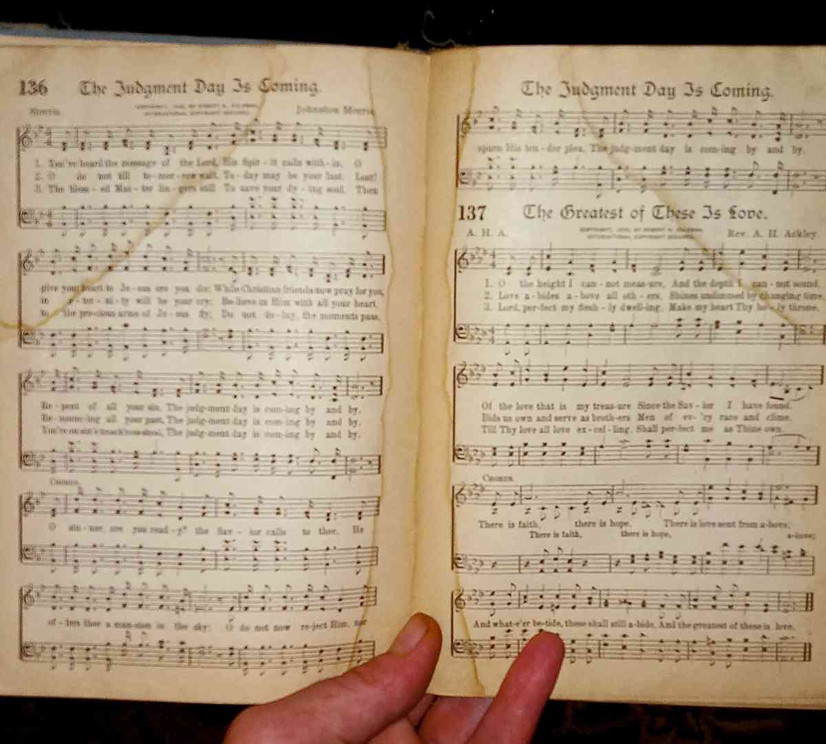1928 GOSPEL MELODIES song book - Roanoke, Alabama - FleaMarketBay