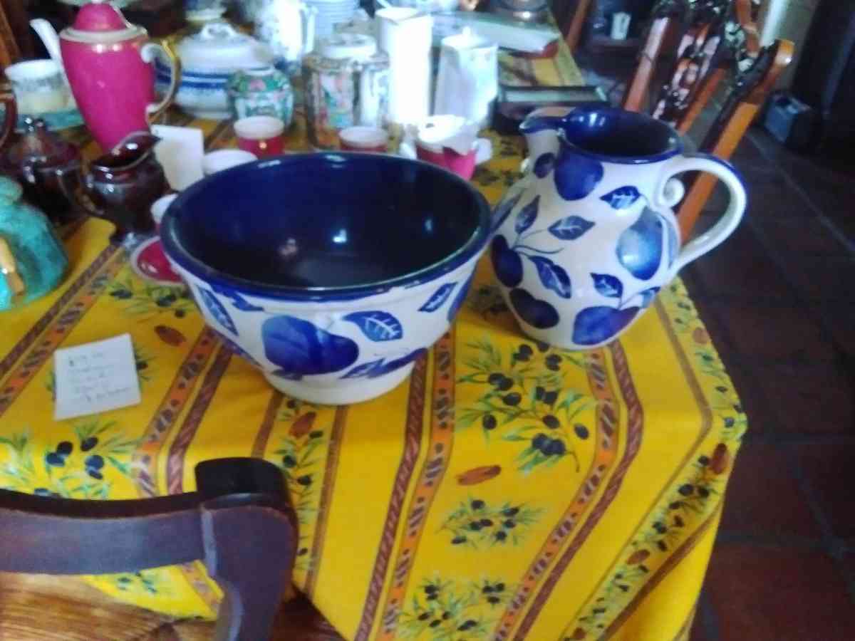 pitcher and bowl - Los Alamos, California