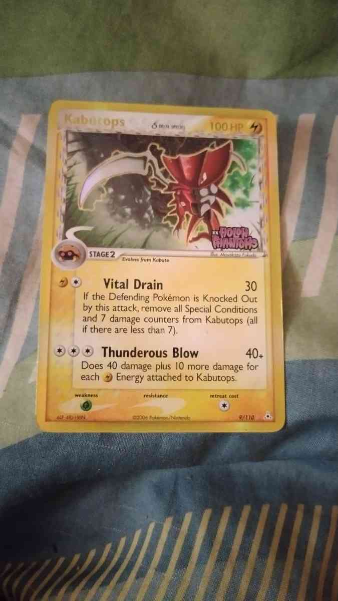 KABUTOPS FOIL RARE POKEMON - Boise, Idaho - FleaMarketBay