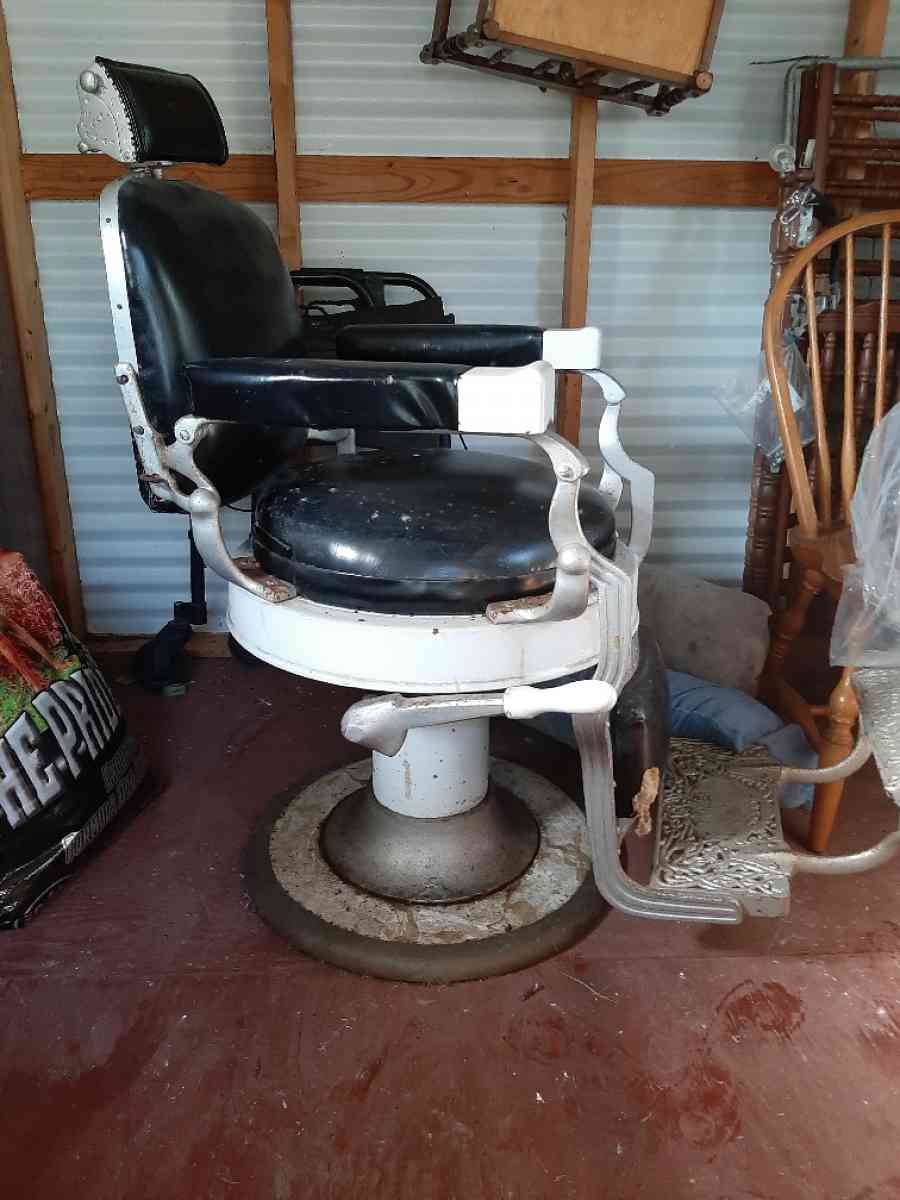 Very Rare 1920s Koken barbers chair - Trenton, Florida - FleaMarketBay