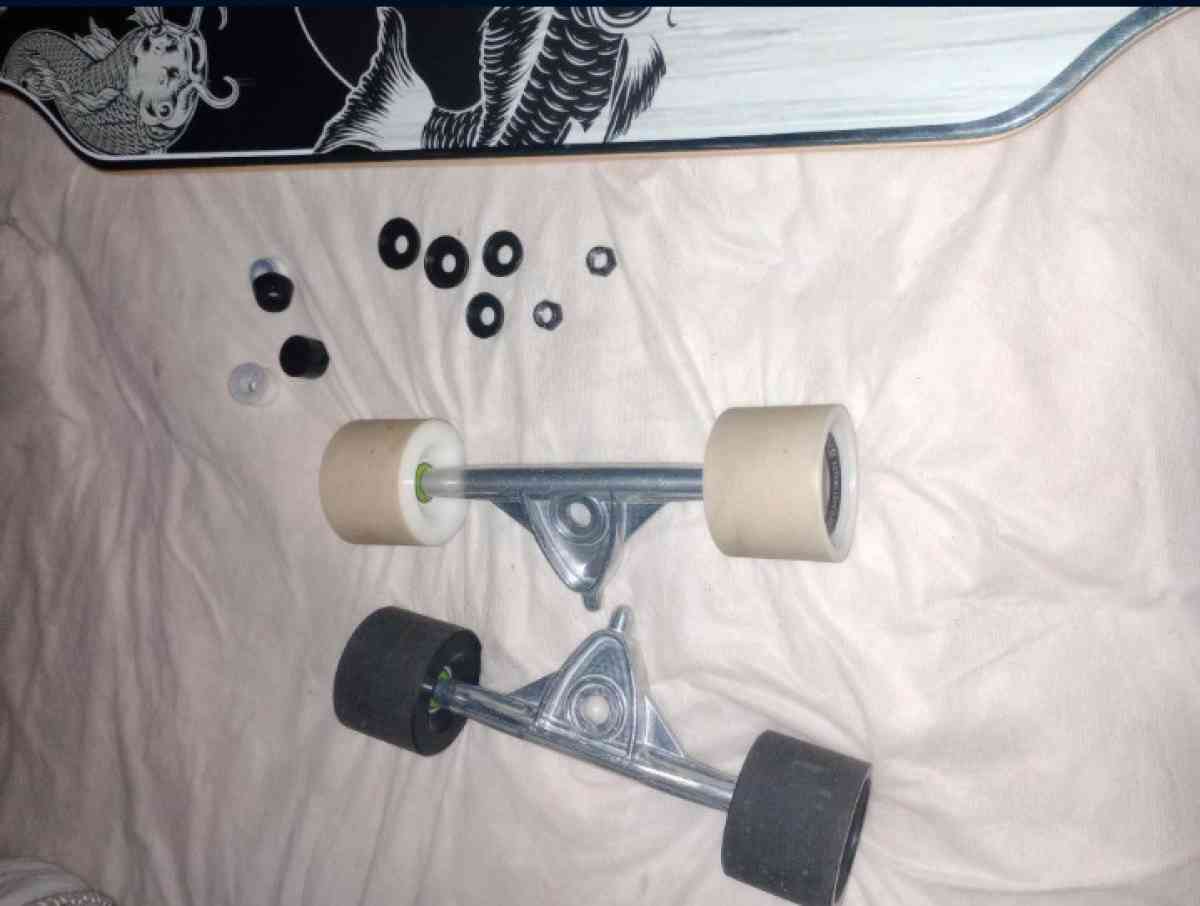 yin and yang longboard - Hampton, Virginia - FleaMarketBay