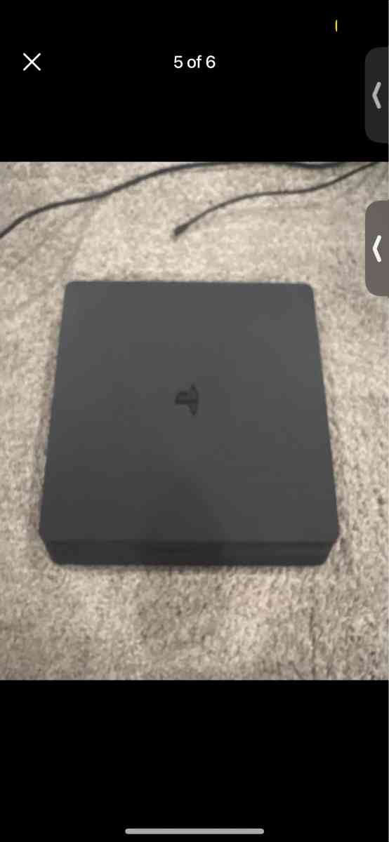 PlayStation 4 Slim 500 GB with blue controller and 5 games - Hurst, Texas - FleaMarketBay