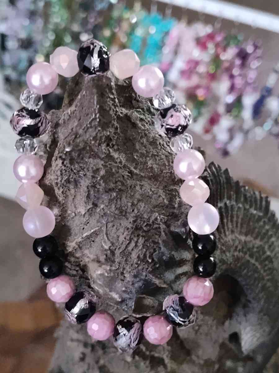 three beautiful Glass beaded bracelets  each sold individual - Glenpool, Oklahoma