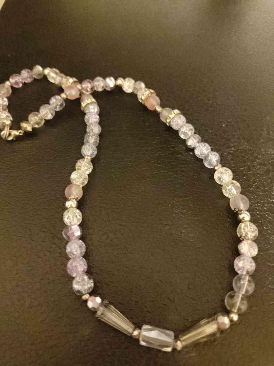 Gorgeous Hand made glass bead set necklace and bracelet - Glenpool, Oklahoma - FleaMarketBay