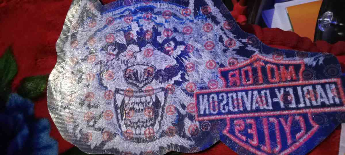 Lone Wolf Harley Davidson patch - Long Beach, Mississippi - FleaMarketBay