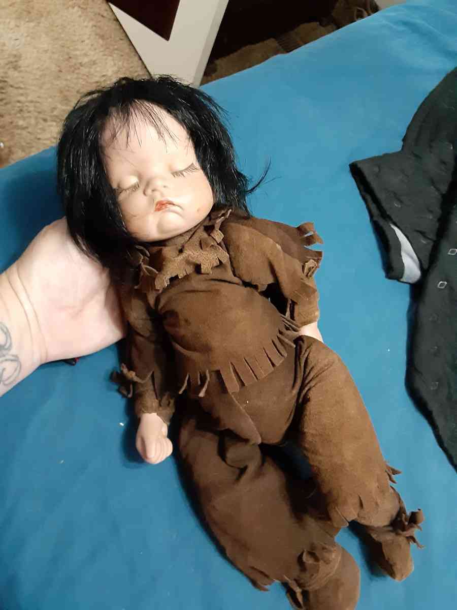 Indian porcelain baby - Wolfforth, Texas