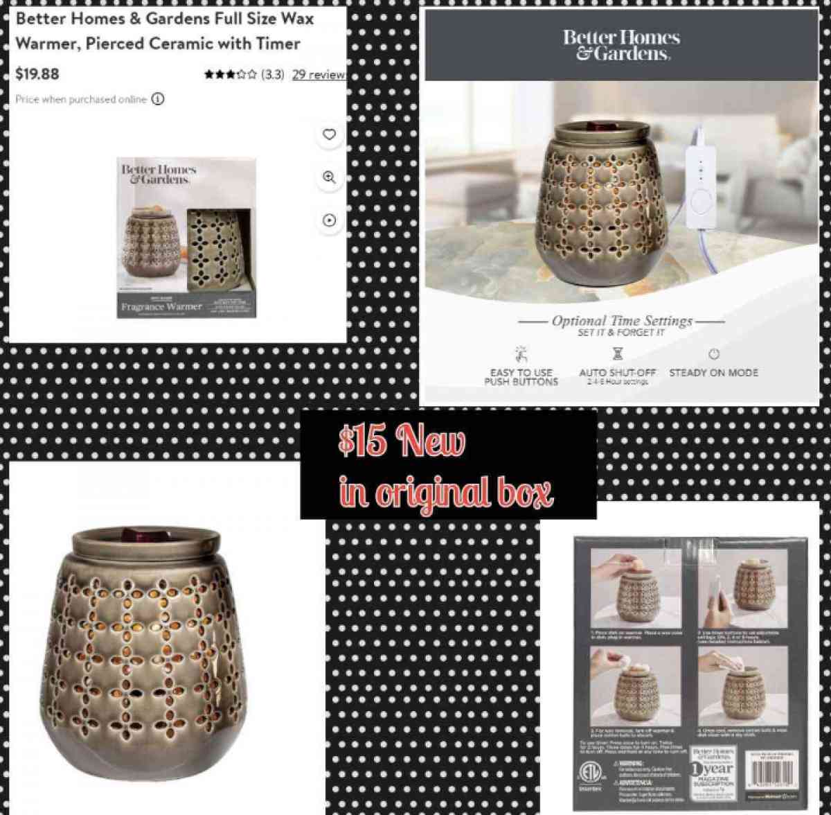 Better Homes and Gardens wax warmers - Edmond, Oklahoma - FleaMarketBay